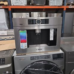 Bosch
24 Inch Smart Built-in Coffee Machine with Home Connect App, Personalized Beverages, 14 Modes, Adjustable Cup Sizes, Adjustable Brewing Temperat