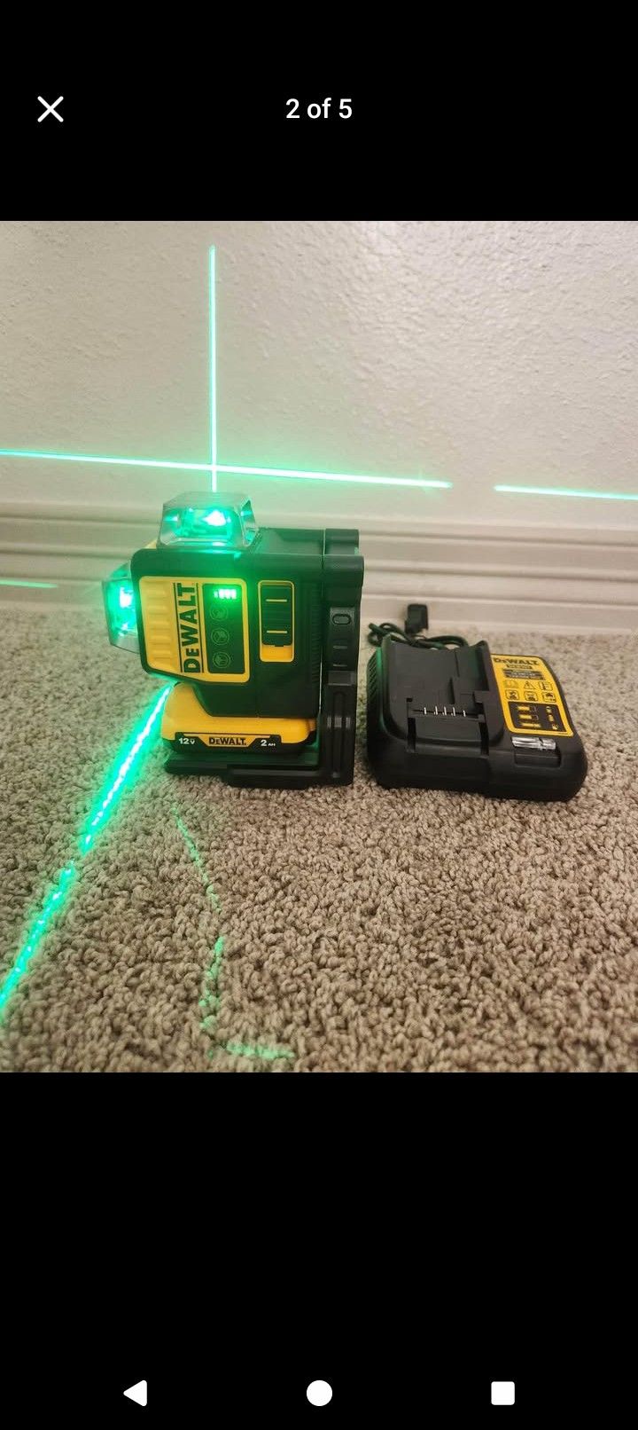 Dewalt Laser Level 360  (GREEN)