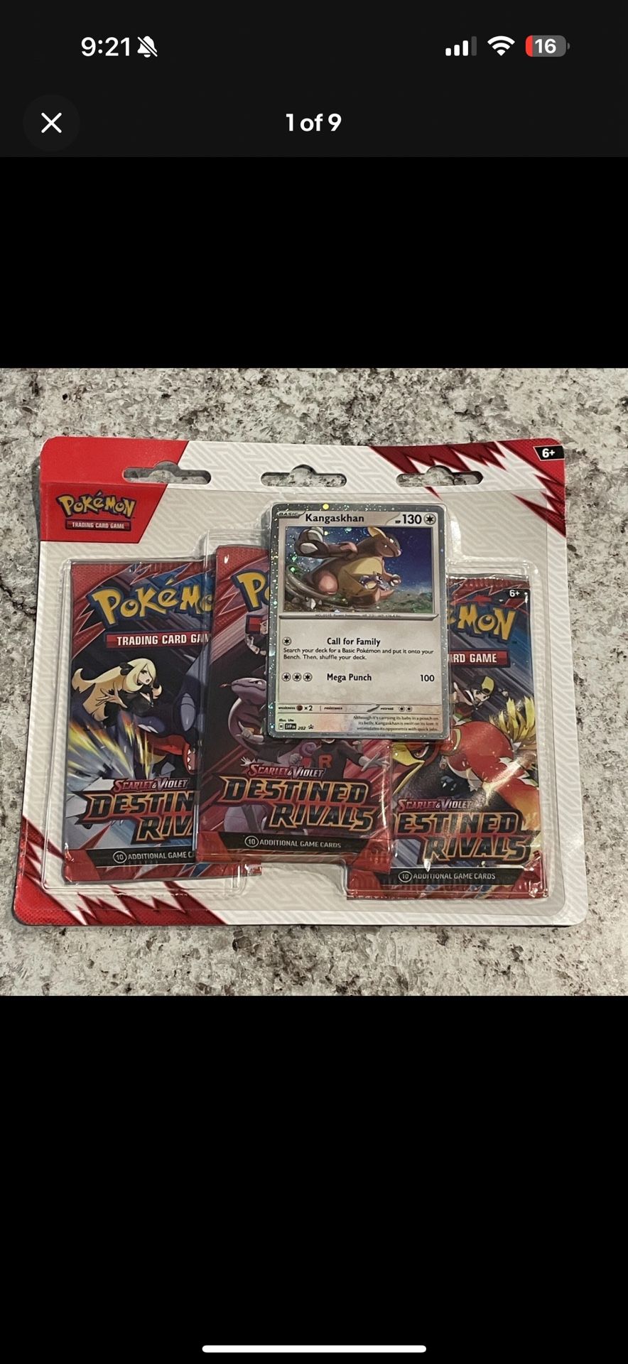 Pokémon Destine Rivals Three Pack