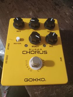 Guitar effects pedals