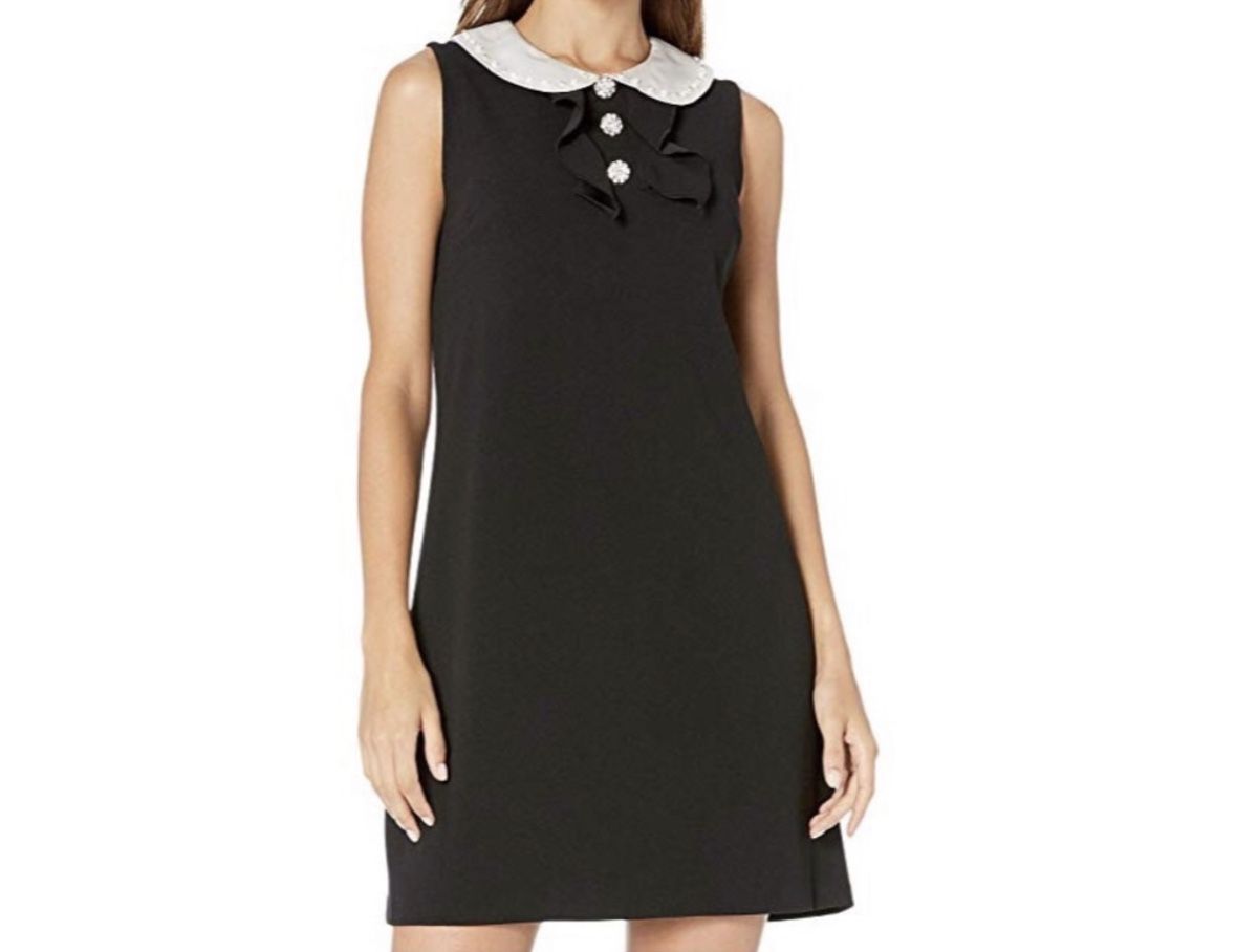 Betsey Johnson Black & White Shift Dress - SZ 2