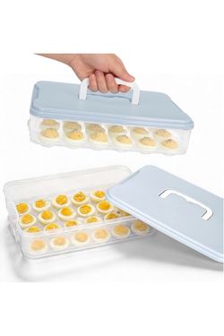 Deviled Egg Containers with Lid (2pk)