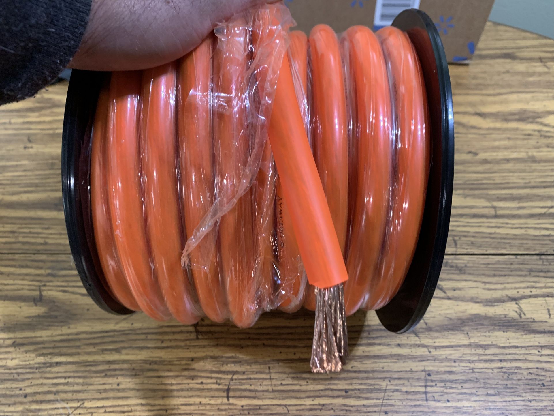 0 Gauge Power Cable $3 Per Ft ( Orange)