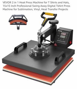 Heat press / Cricut Explore 2 / vinyl + accessories