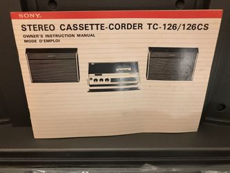 Very old Sony cassette player.
