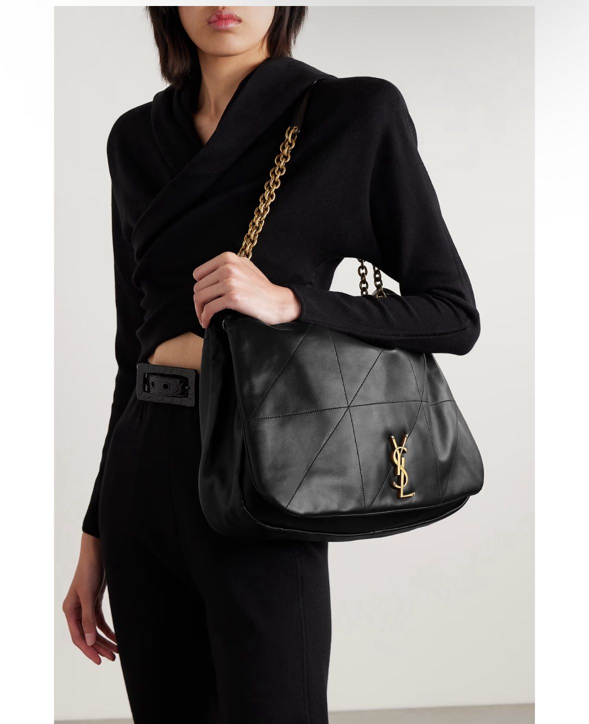 Maxi Jumbo Large Bag Crossbody Purse CF 40cm