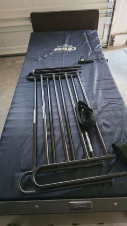 Drive Medical Hospital Bed with Mattress and Side Rails