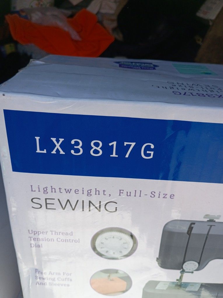 LX3817G NEW " LIGHT WEIGHT FULL SIZE" SEWING MACHINE