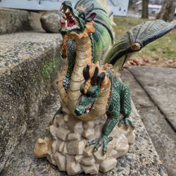 Three Headed Dragon Statue
