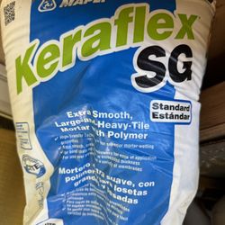 Mapei Keraflex SG Std. Tile Mortar and Keracolor S Std. Grout. Both More Than Half Left. Please Send Offers. 
