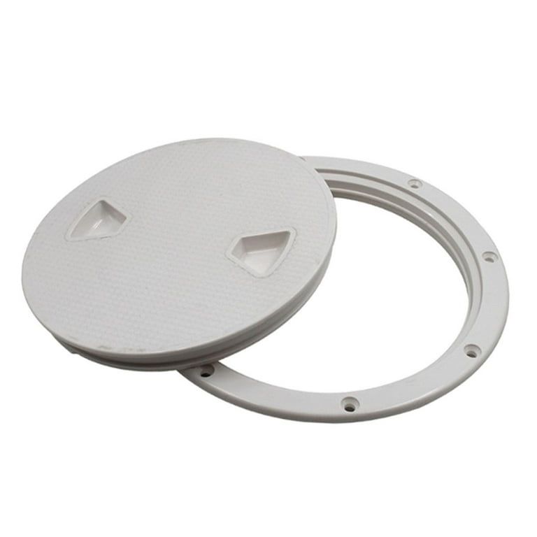 10”Inch white ABS Deck Plate Round Anti Resistant Boat Inspection Hatch Cover Marine Parts