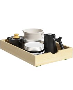Wooden Pull-Out Cabinet Organizer / Multi-Purpose Tray – 14”x21” – Brand New