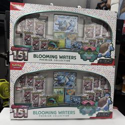 LOT OF 2 Pokemon TCG Scarlet & Violet 151 Blooming Waters Premium Collection NEW