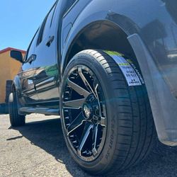 20x10 XM Rims And Tires 275/40/20 Atlander HT