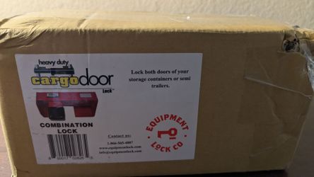 THE EQUIPMENT LOCK COMPANY Equipment Lock Heavy Duty Cargo Door Lock