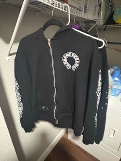 Large chrome hearts hoodie