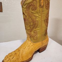 Nocona Mens Boots Crocodile Size 12 New