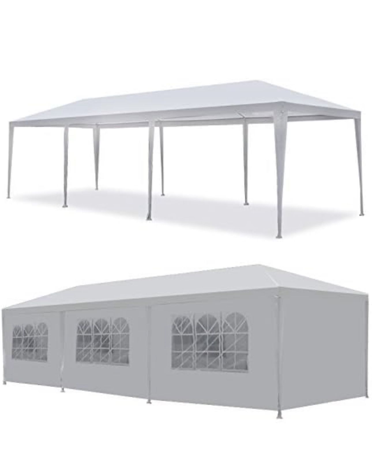 White 10x30 Tent 
