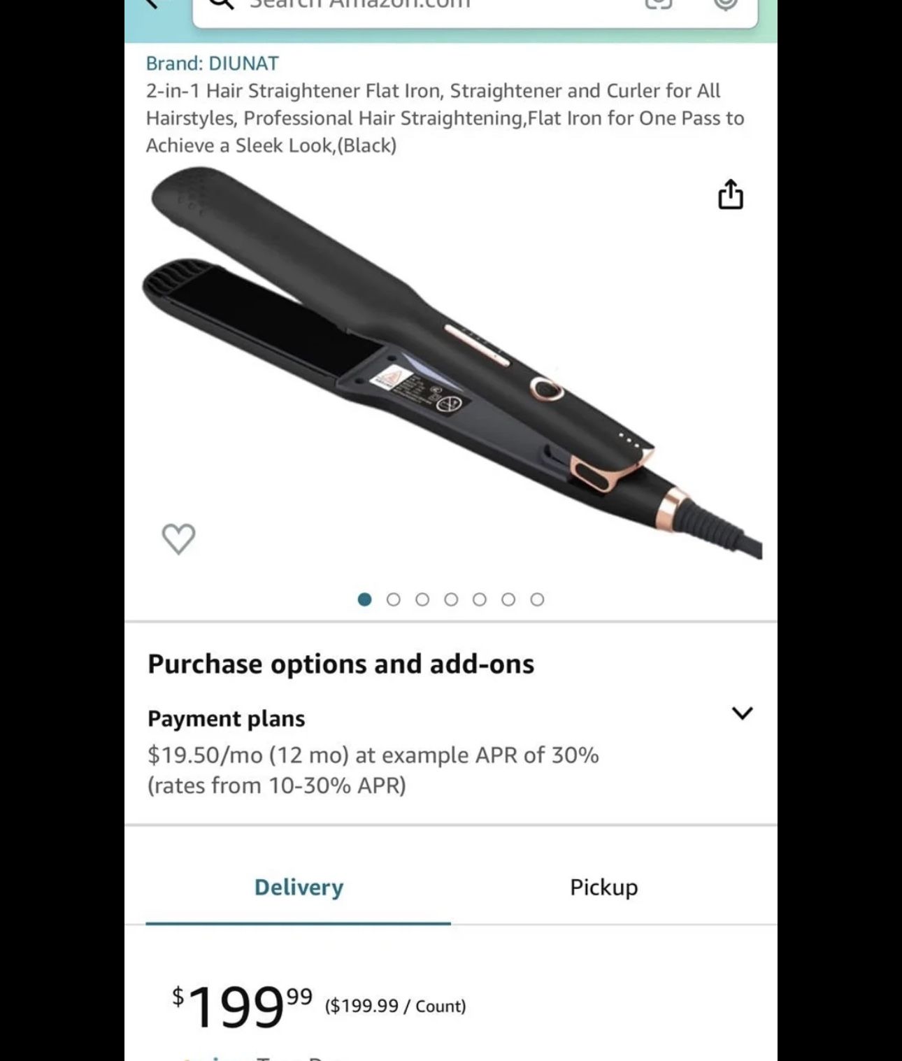 Hair Straightener And Curler