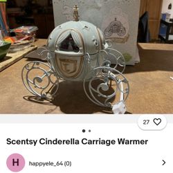 Scentsy Cinderella Carriage Warmer