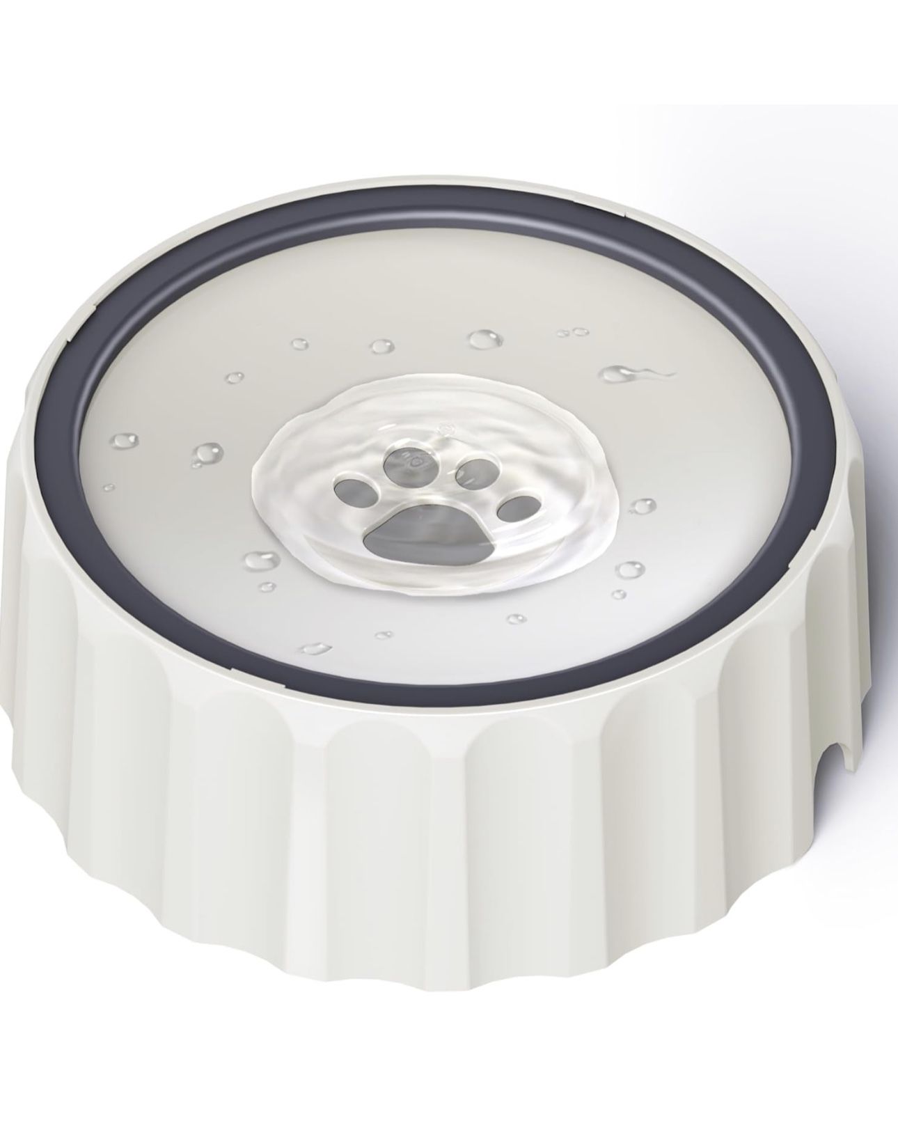 FORWH Dog Water Bowl No Spill 70oz/2L Large Capacity Dog Water Bowl Dispenser Non Slip No Splash Dog Water Bowl Pet Slow Feeder No Drip Dog Water Bowl