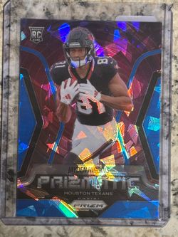 2025 Panini Prizm #3 Jayden Higgins Prizmatic Blue Ice #/99
