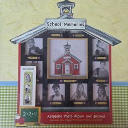 School Memories Keepsake Photo Album & Journal 