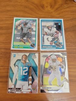 Travis Hunter Rookie Card Lot of 4