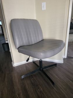 Gray Vanity Chair