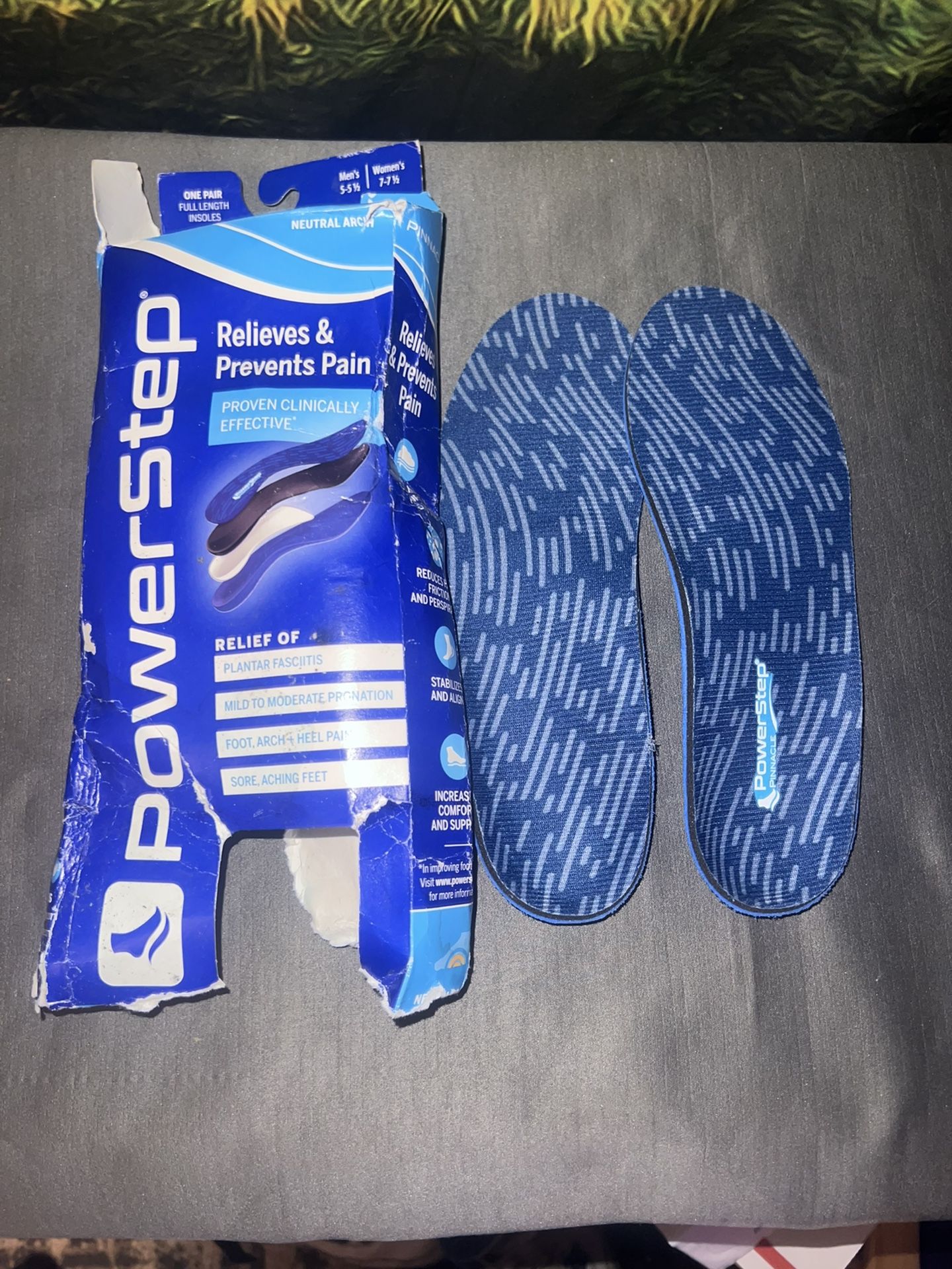 Power step Orthopedic Full Length Insoles