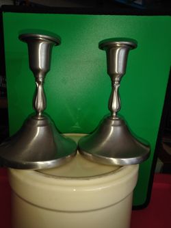 Antique Preisner candle holders