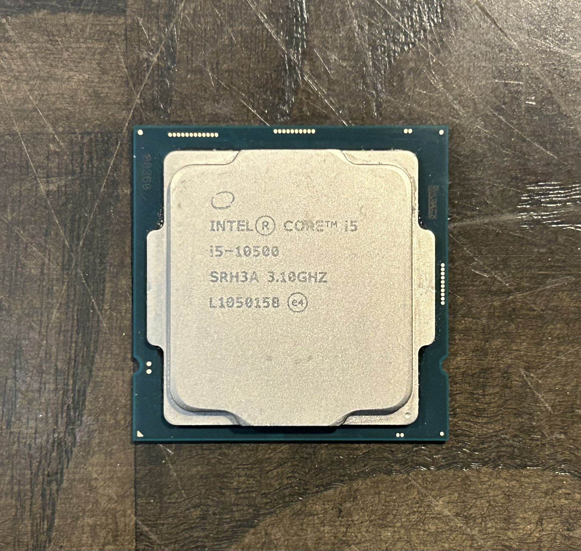 Intel CPU Core i5 i5-10500 10th gen. Comet Lake FCLGA 1200 12MB cache 3.1 Ghz 6 Cores 12 Threads for AIO, desktop computer