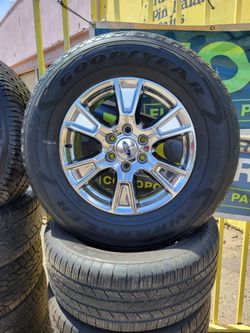 6 lung Ford wheels 18" With Goodyear tire
