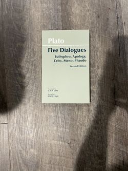  Plato: Five Dialogues: Euthyphro, Apology, Crito, Meno, Phaedo (Hackett Classics)