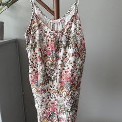 Multicolor Romper 💯 cotton size Medium
