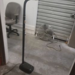 Lamps, Microwave, Fan, Steam Vaccuum, And Brooms, Mops, Etc