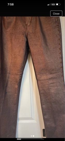 Ladies DG2 Bronze Embellished Jeans