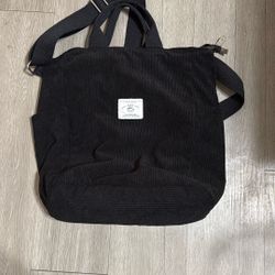 Black Canvas Bag