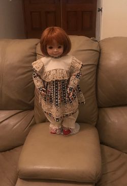 19 inch tall. Vintage doll