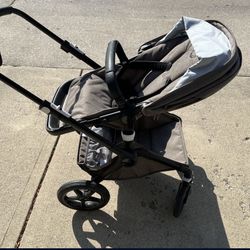 Bugaboo Fox2 Limited Edition Taupe Color With Black Frame 