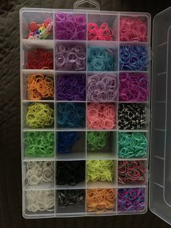 Assorted rainbow loom