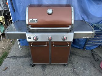 WEBER GENESIS GRIL BAR B QUE ASADOR PARILLA PROPANE GAS FREE TANK DELIVERY