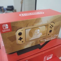 NINTENDO SWITCH LITE ZELDA HYRULE GOLD EDITION BRAND NEW 