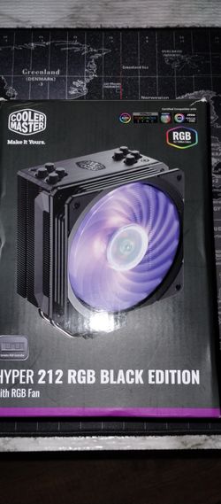 Cooler Master Hyper 212 Black Edition RGB CPU Air Cooler