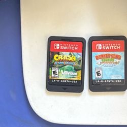 switch game bundle (crash Bandicoot Nsane Trilogy, Donkey Country Tropical Freeze