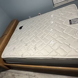 QUEEN SIZE BED ( Frame/Headboard/Box spring/Mattress)