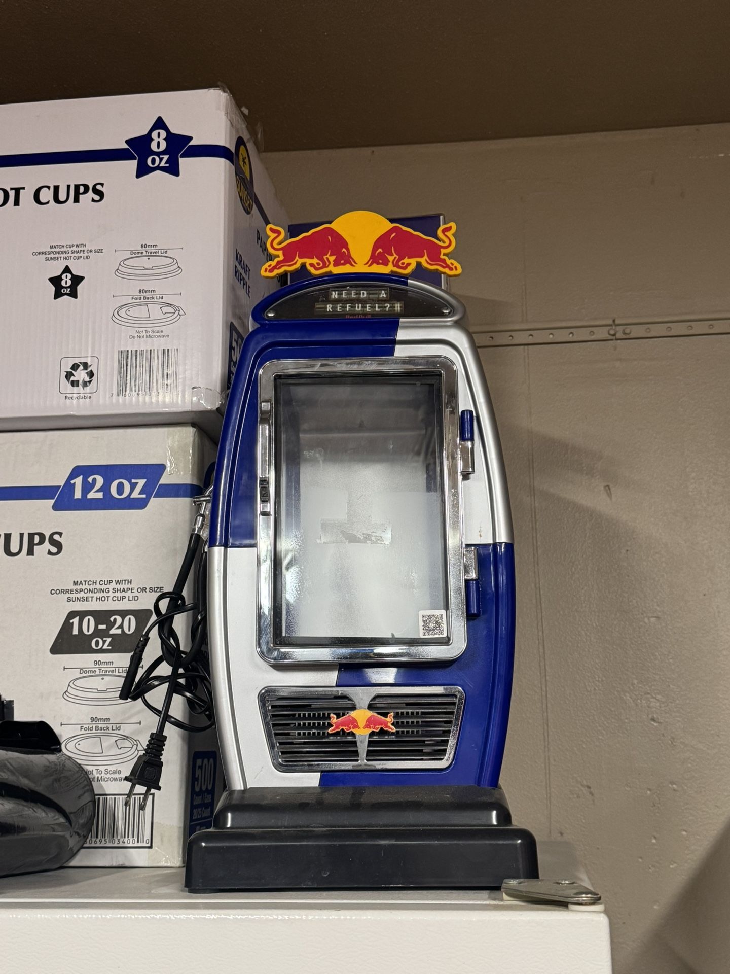 Mini Counter Top RED BULL cooler