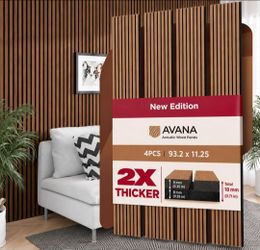 Avana Acoustic Wood Wall Panels (4)
Condition: New - Packaging flawed
Title: Avana Acoustic Wood Wall Panels (4)
Brand: Avana
Model: 1
Color: Rustic W