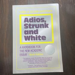 Adios, strunk and white 