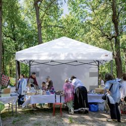 ABC CANOPY Deluxe Pop Up Canopy with Awning